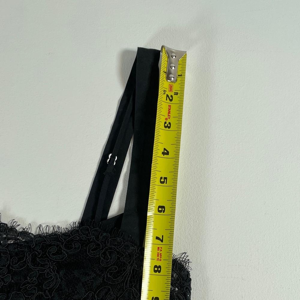 J.Crew Scotty Lace Inset Dress in Black Cotton Poplin - XXS - Picture 14 of 16